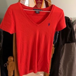 Ralph Lauren t shirt v-neck size medium